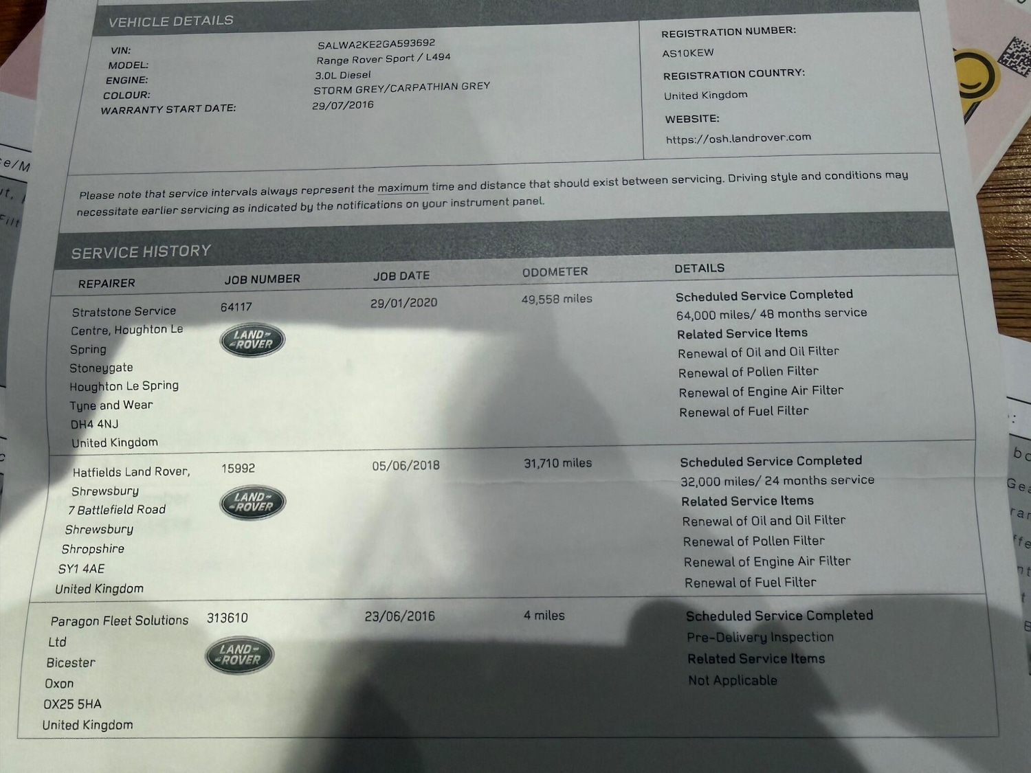 Used Land Rover Range Rover Sport 2016 for sale - 78006334: Photo 54