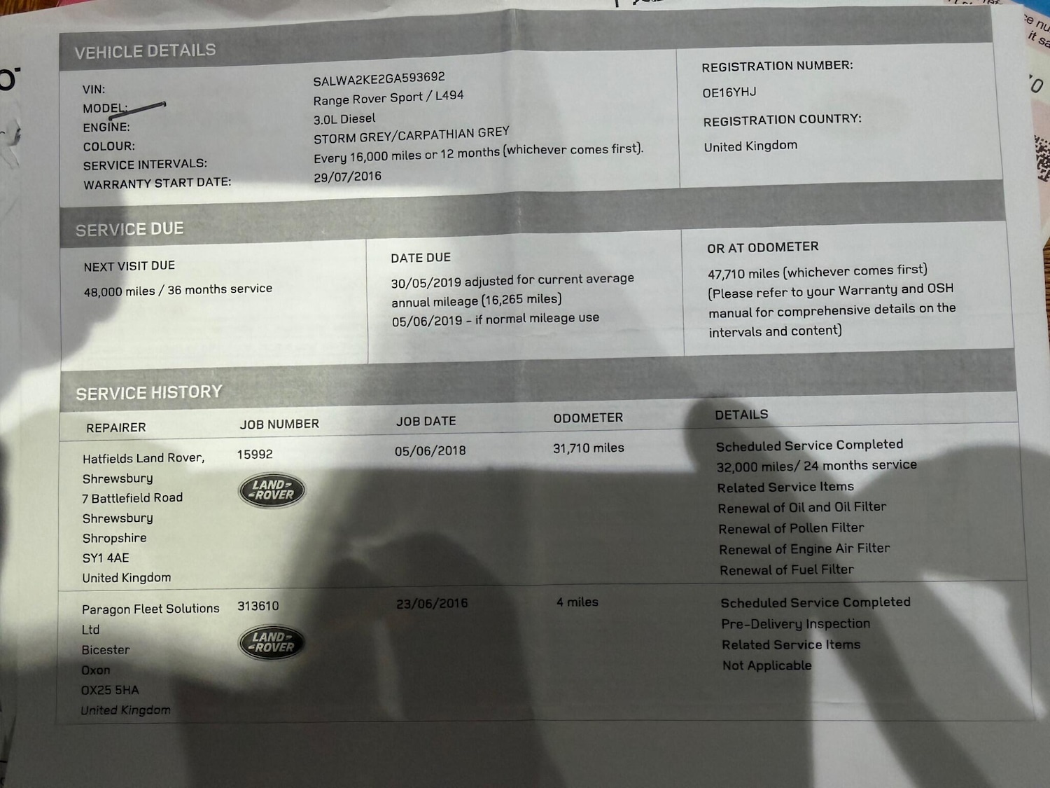 Used Land Rover Range Rover Sport 2016 for sale - 78006334: Photo 55