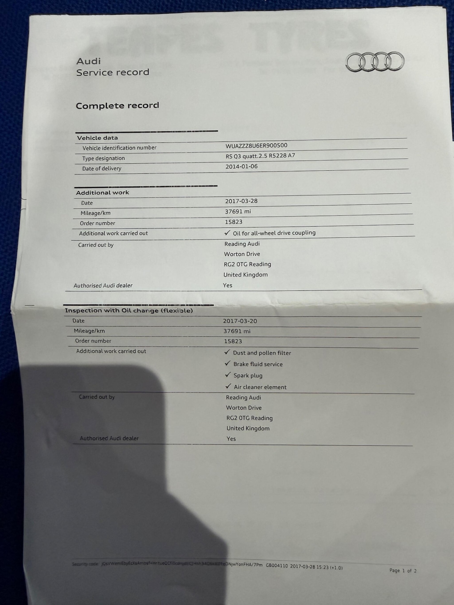 Used Audi RS Q3 2014 for sale - 77646092: Photo 51