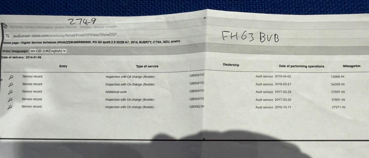 Used Audi RS Q3 2014 for sale - 77646092: Photo 53