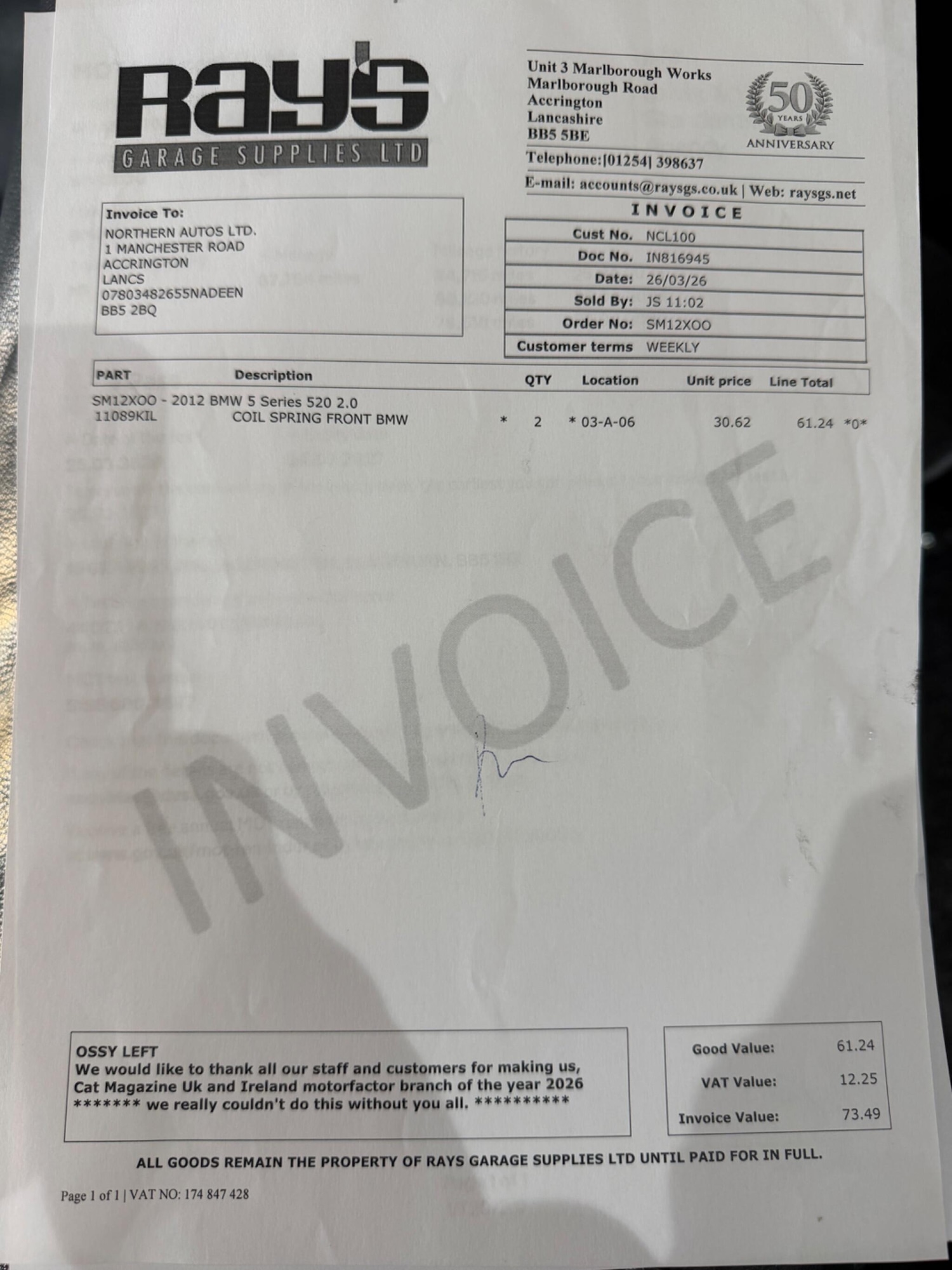 Used BMW 5 Series 2012 for sale - 78115080: Photo 52