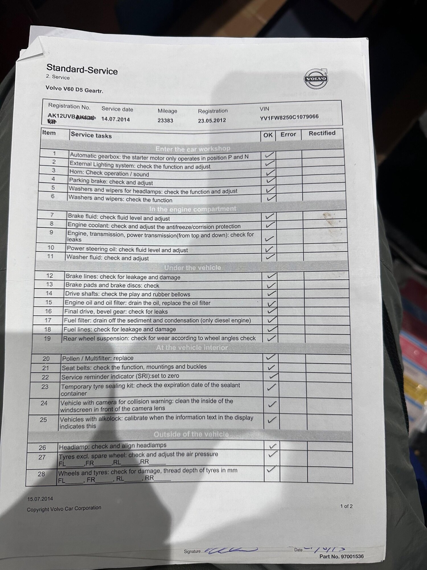 Used Volvo V60 2012 for sale - 76849960: Photo 44