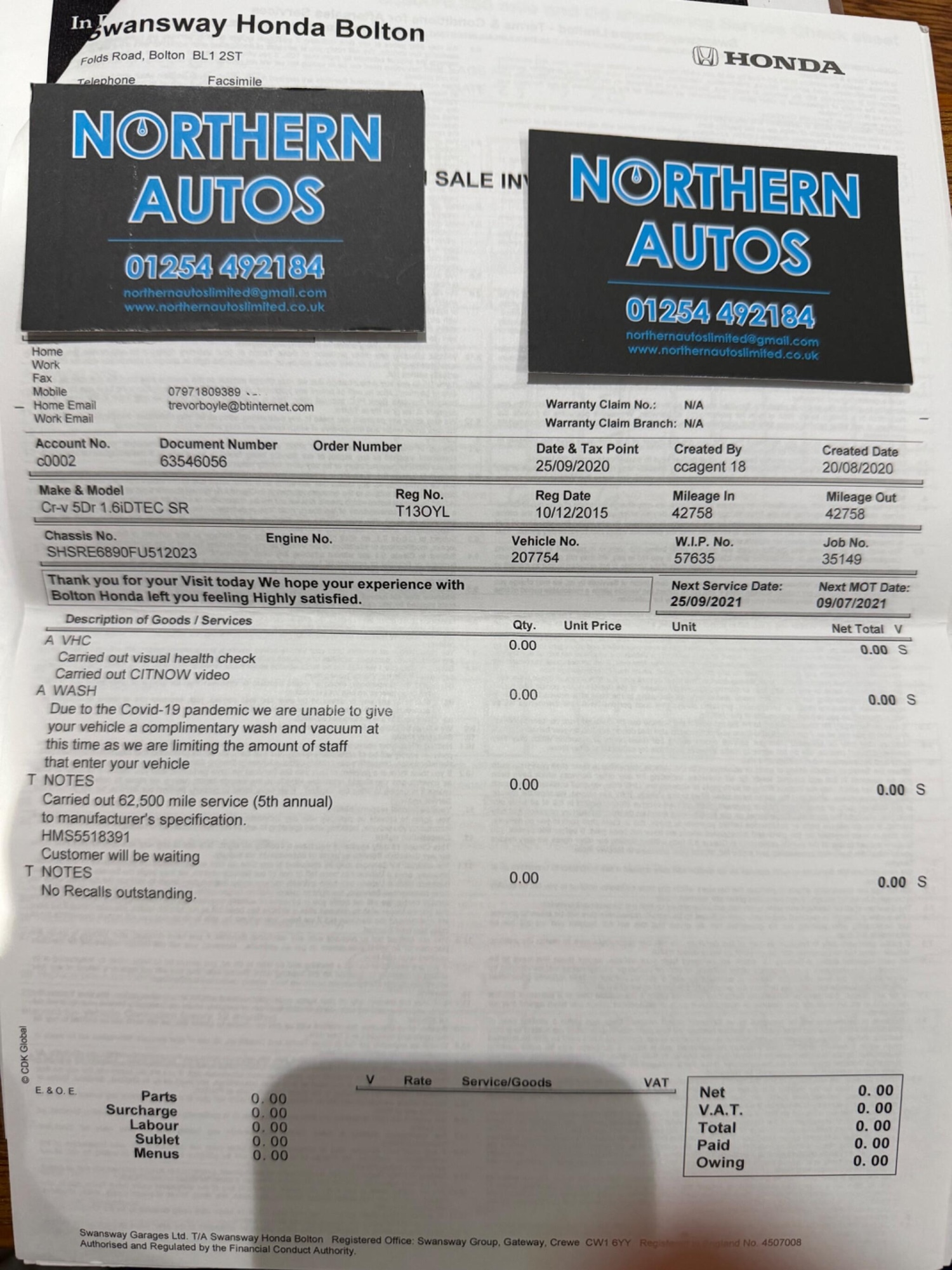 Used Honda CR-V 2015 for sale - 77291602: Photo 53