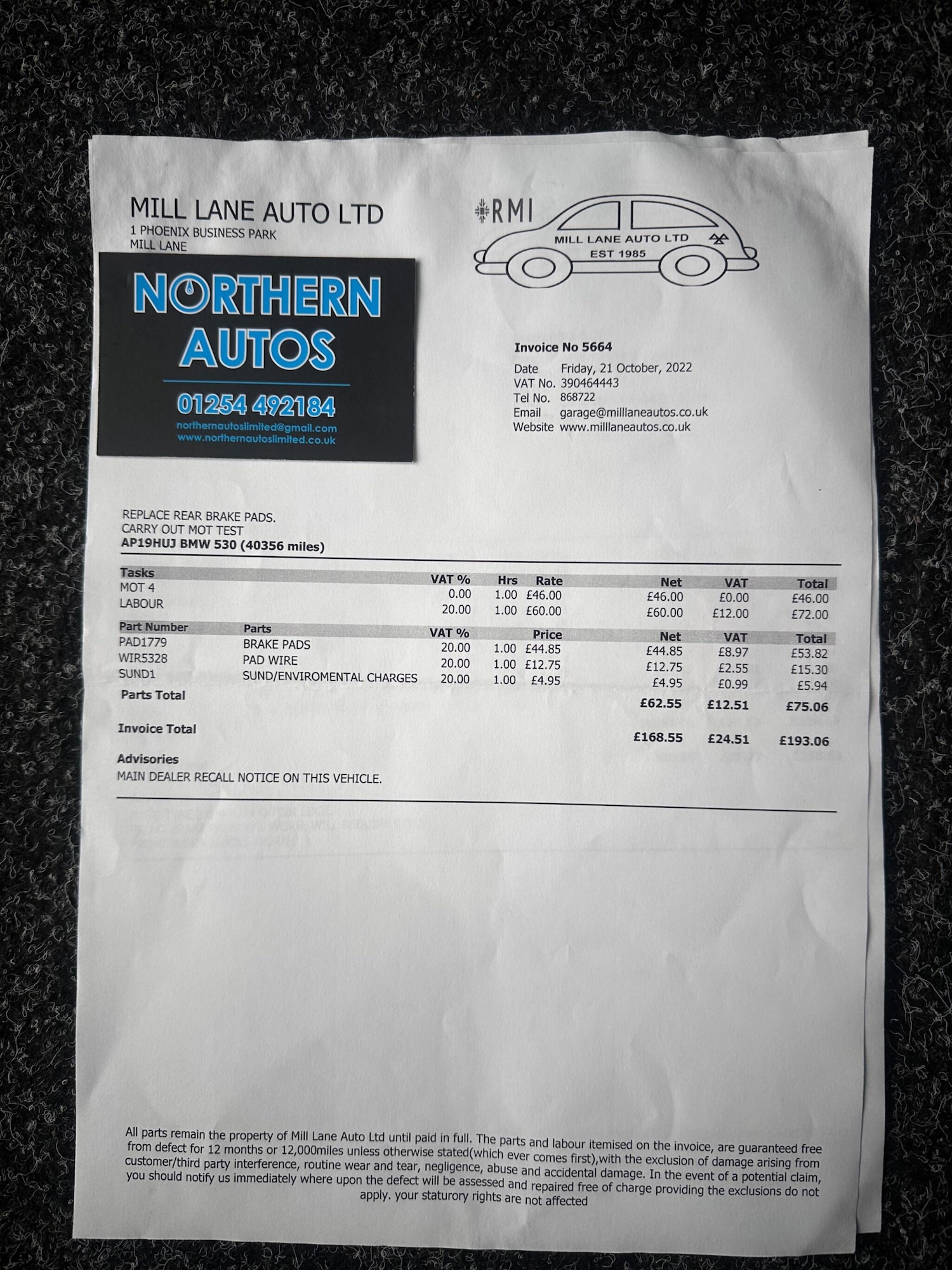 Used BMW 5 Series 2019 for sale - 76247692: Photo 60