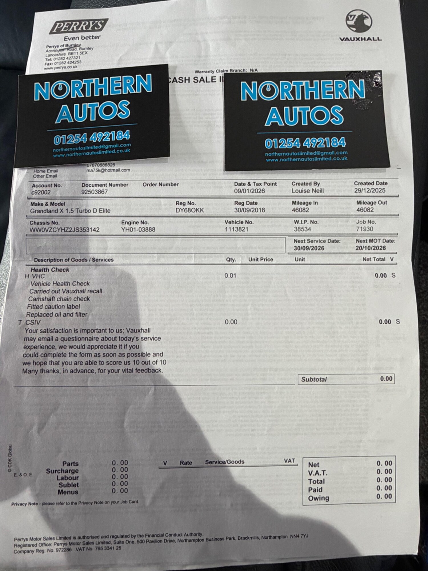 Used Vauxhall Grandland X 2018 for sale - 77573967: Photo 54