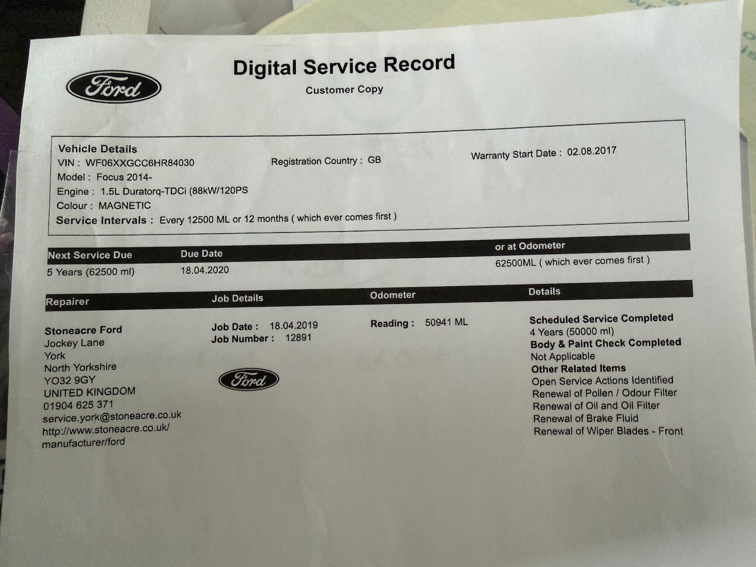 Used Ford Focus 2017 for sale - 78034473: Photo 45