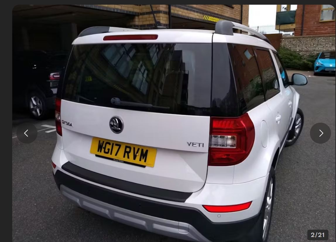 Used Skoda Yeti 2017 for sale - 77241105: Photo 4