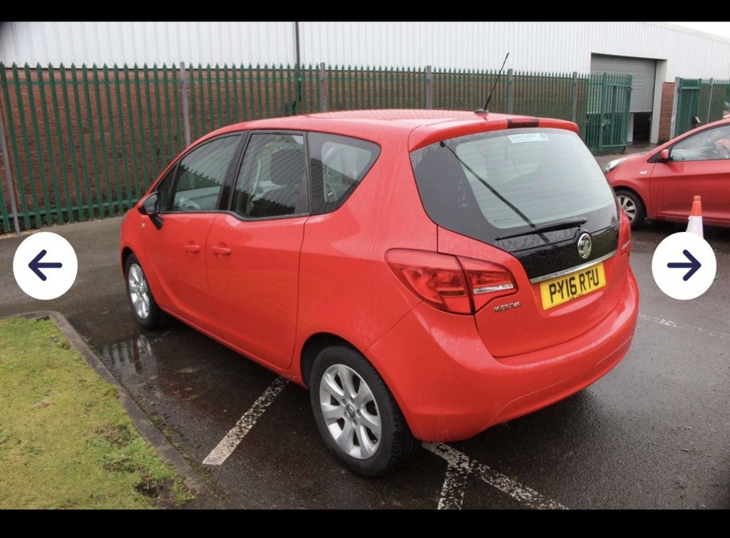 Used Vauxhall Meriva 2016 for sale - 77485026: Photo 2