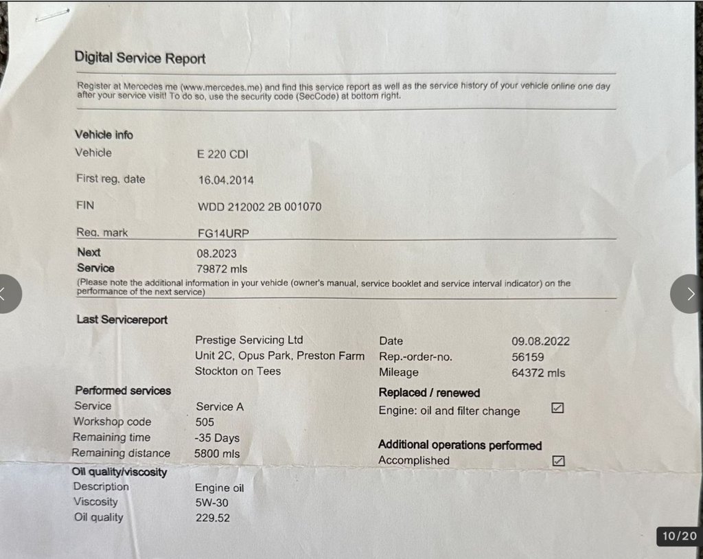 Used Mercedes-Benz E Class 2014 for sale - 76367865: Photo 11