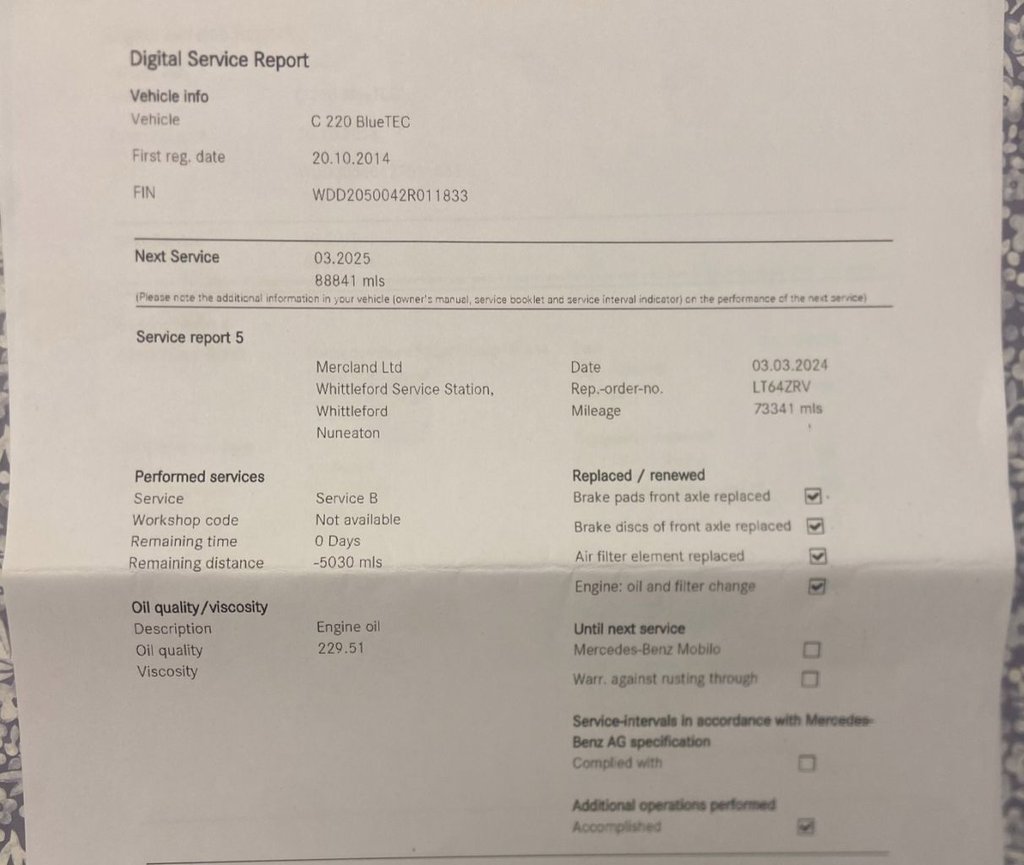 Used Mercedes-Benz C Class 2014 for sale - 76367864: Photo 9