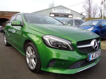 mercedes green car