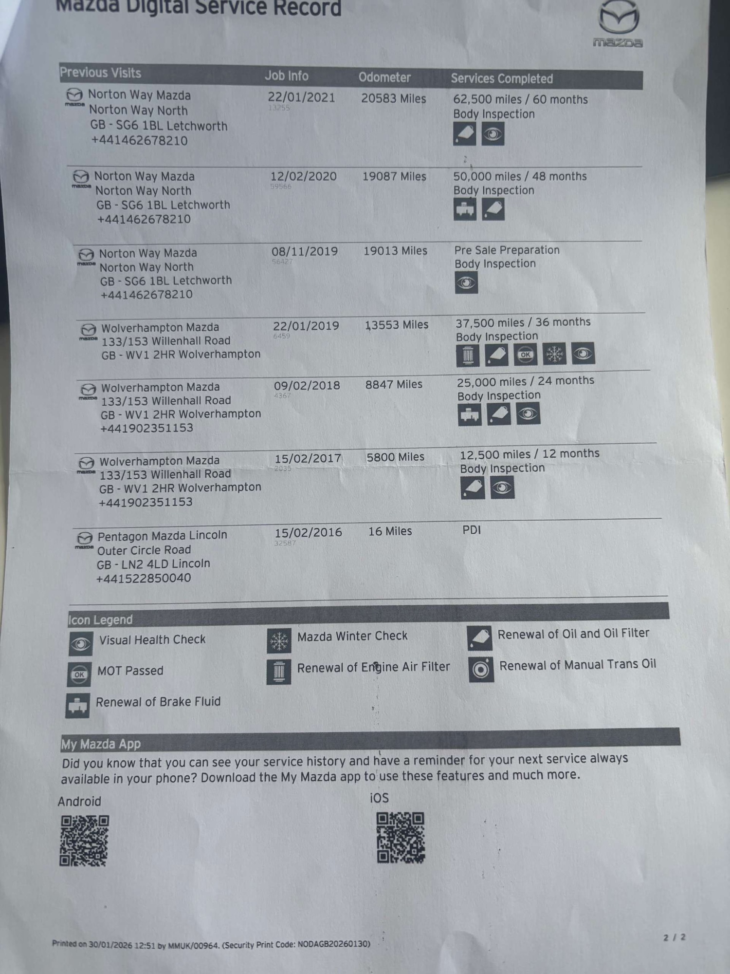 Used Mazda MX-5 2016 for sale - 78045009: Photo 32