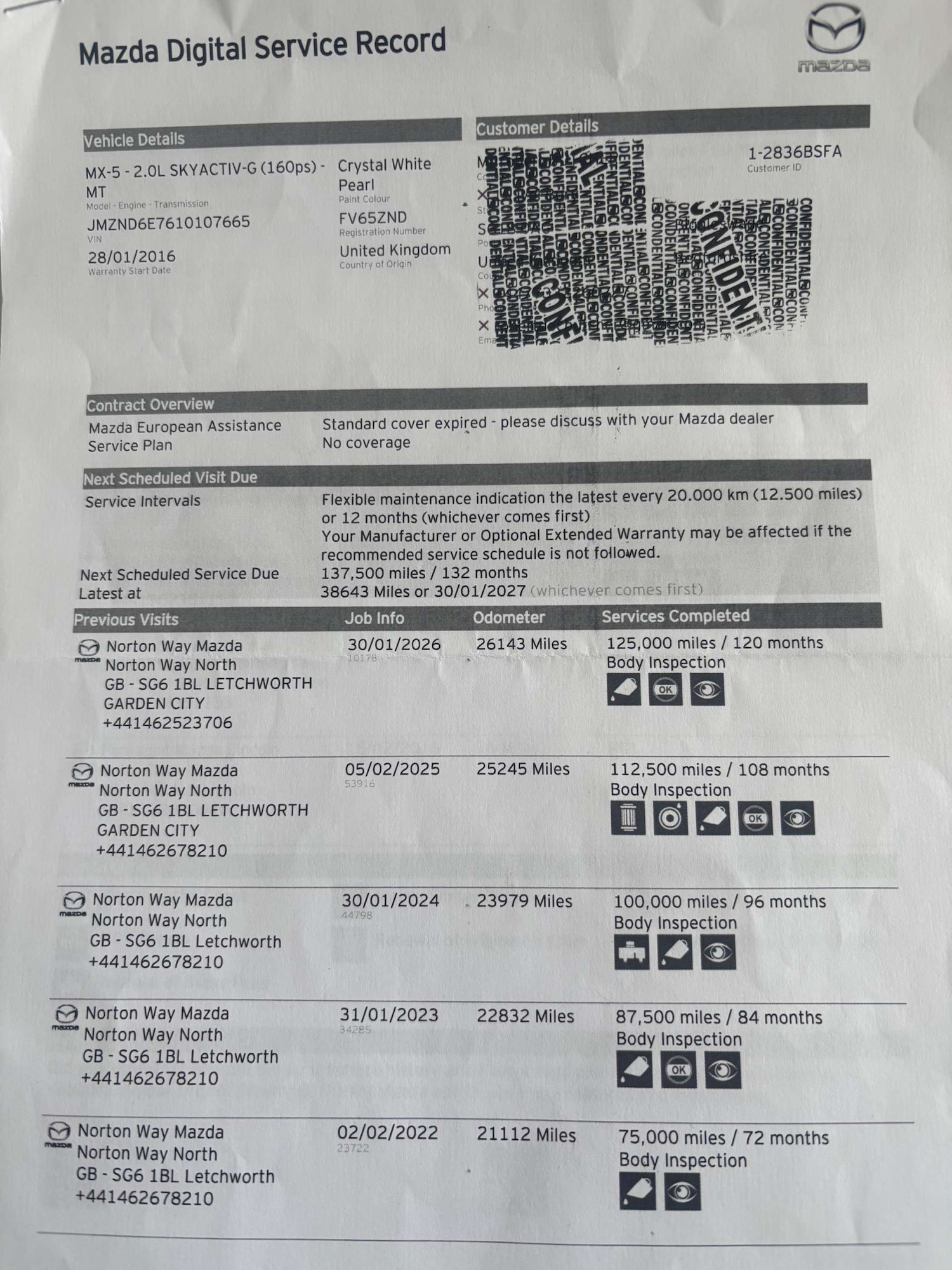 Used Mazda MX-5 2016 for sale - 78045009: Photo 33