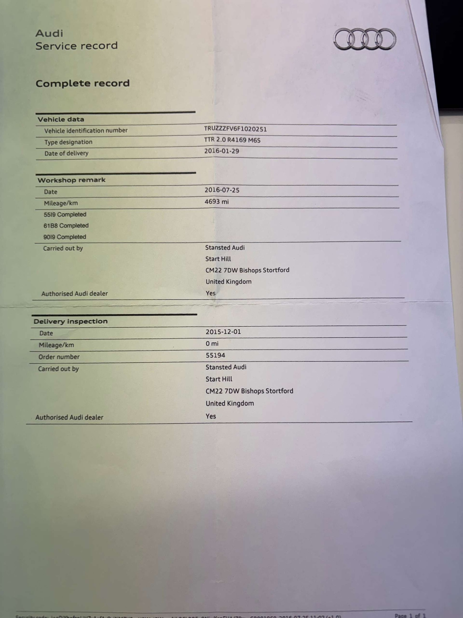 Used Audi TT 2016 for sale - 78134647: Photo 30