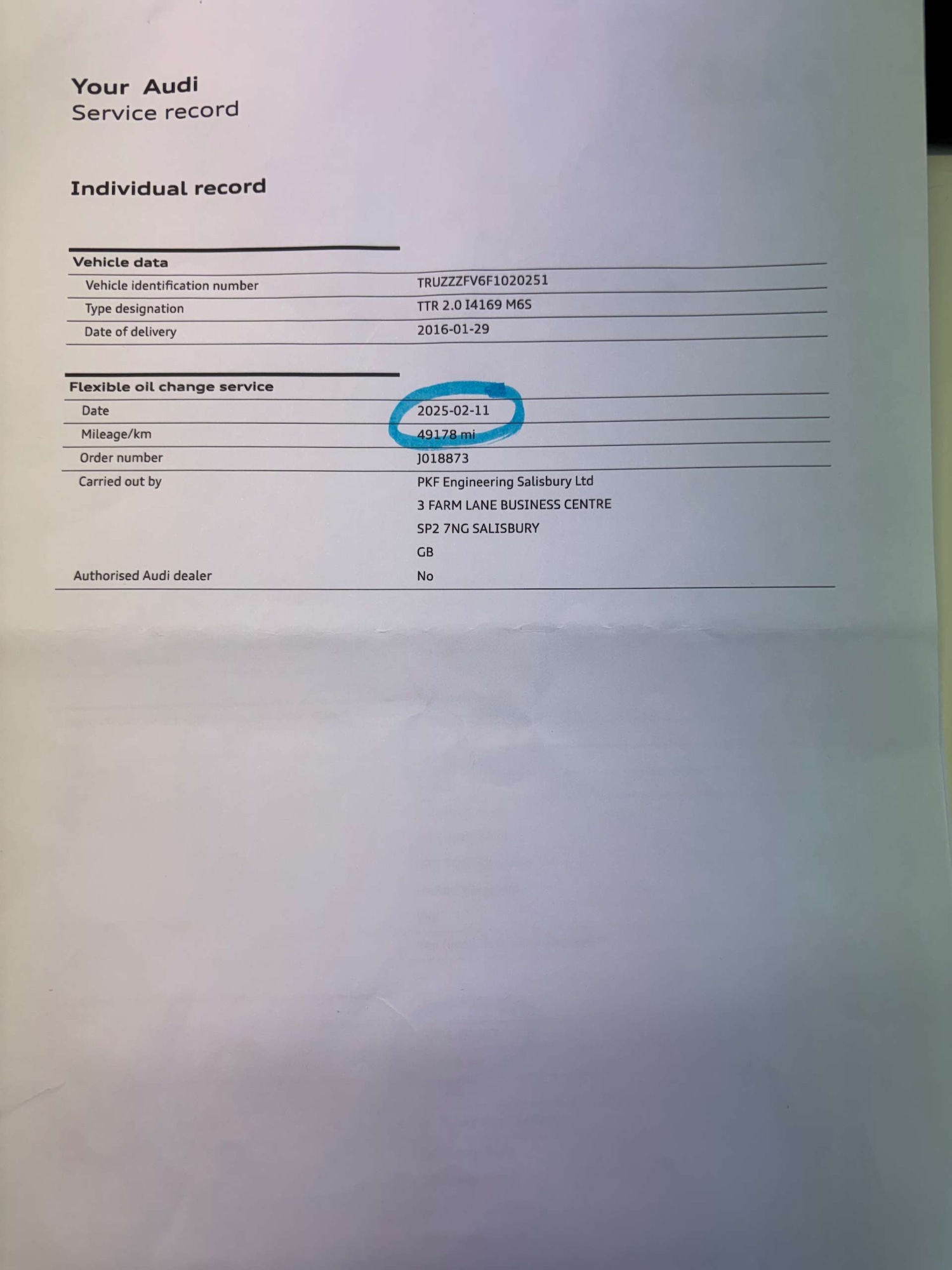 Used Audi TT 2016 for sale - 78134647: Photo 34