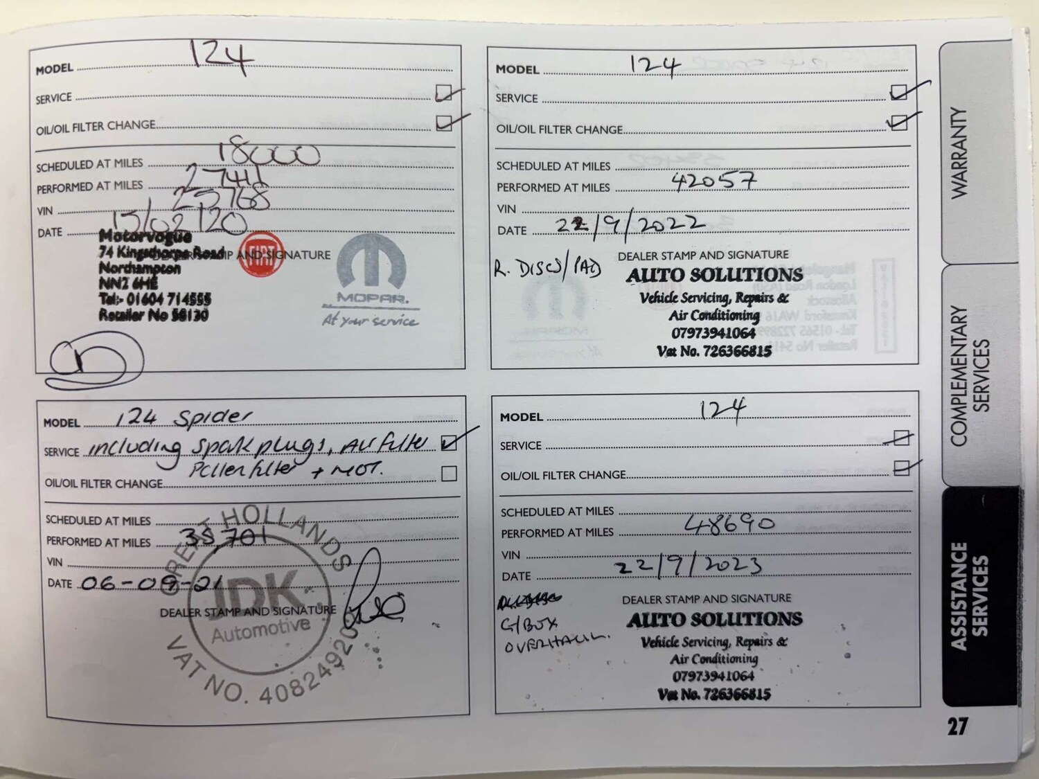 Used Fiat 124 Spider 2018 for sale - 77847527: Photo 32