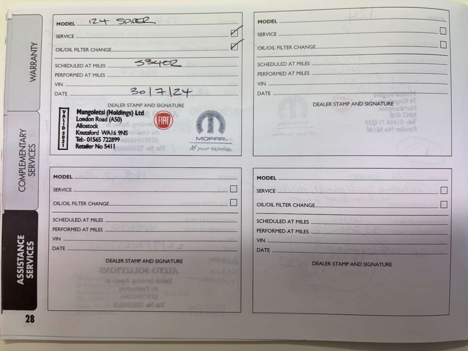 Used Fiat 124 Spider 2018 for sale - 77847527: Photo 33