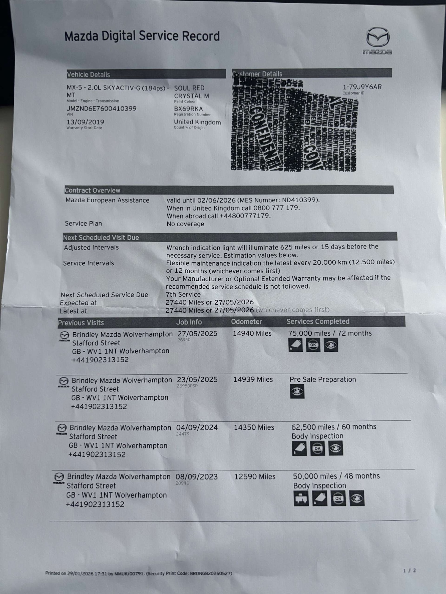 Used Mazda MX-5 2019 for sale - 77547661: Photo 31