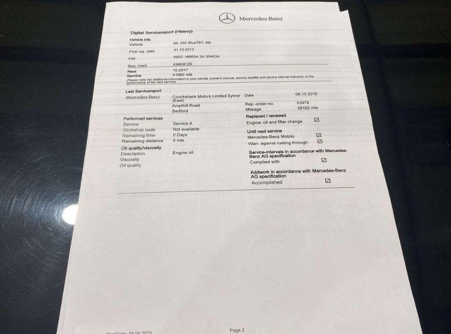 Used Mercedes-Benz M Class 2013 for sale - 77400083: Photo 23