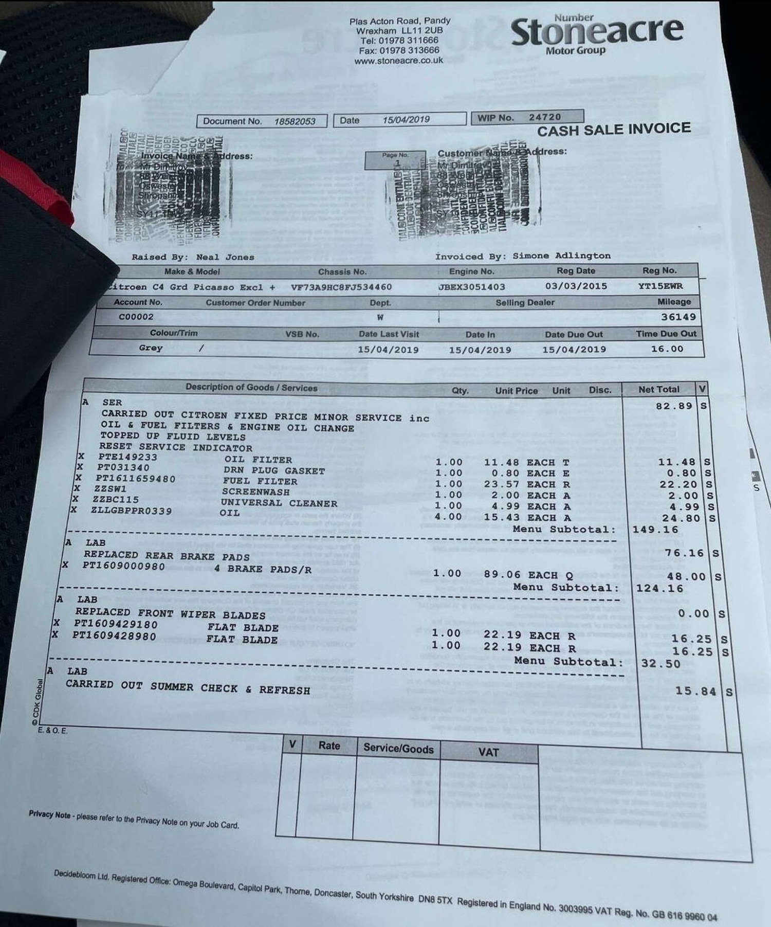 Used Citroen Grand C4 Picasso 2015 for sale - 78045685: Photo 24