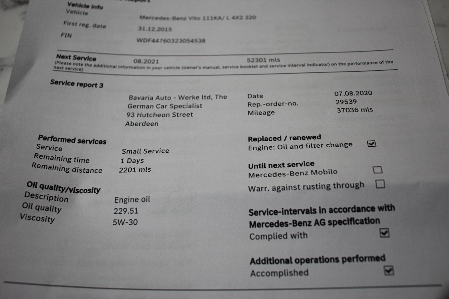 Used Mercedes-Benz Vito 2015 for sale - 76497383: Photo 48