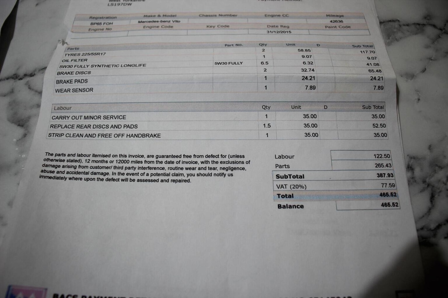 Used Mercedes-Benz Vito 2015 for sale - 76497383: Photo 49