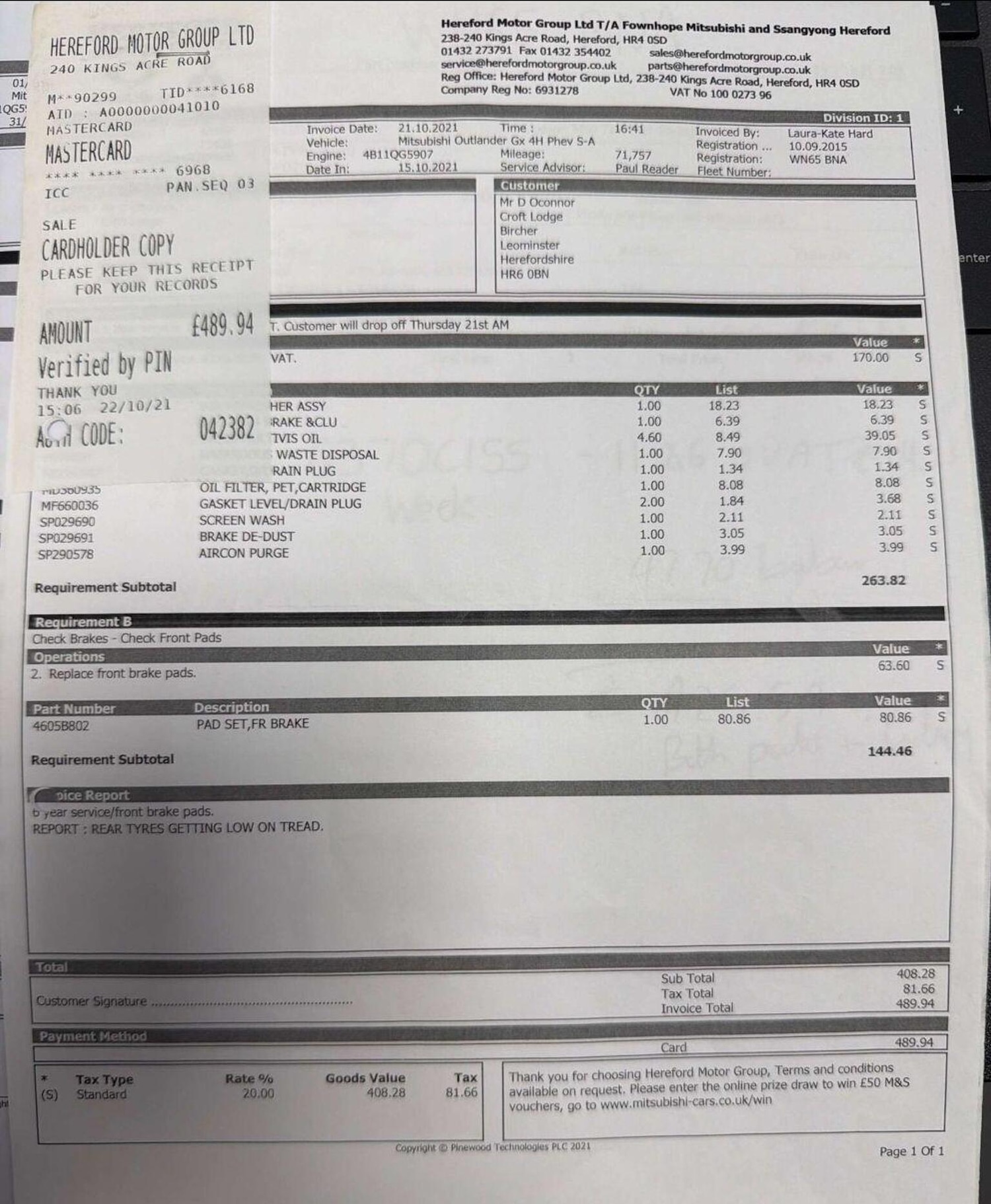 Used Mitsubishi Outlander 2015 for sale - 78182952: Photo 17