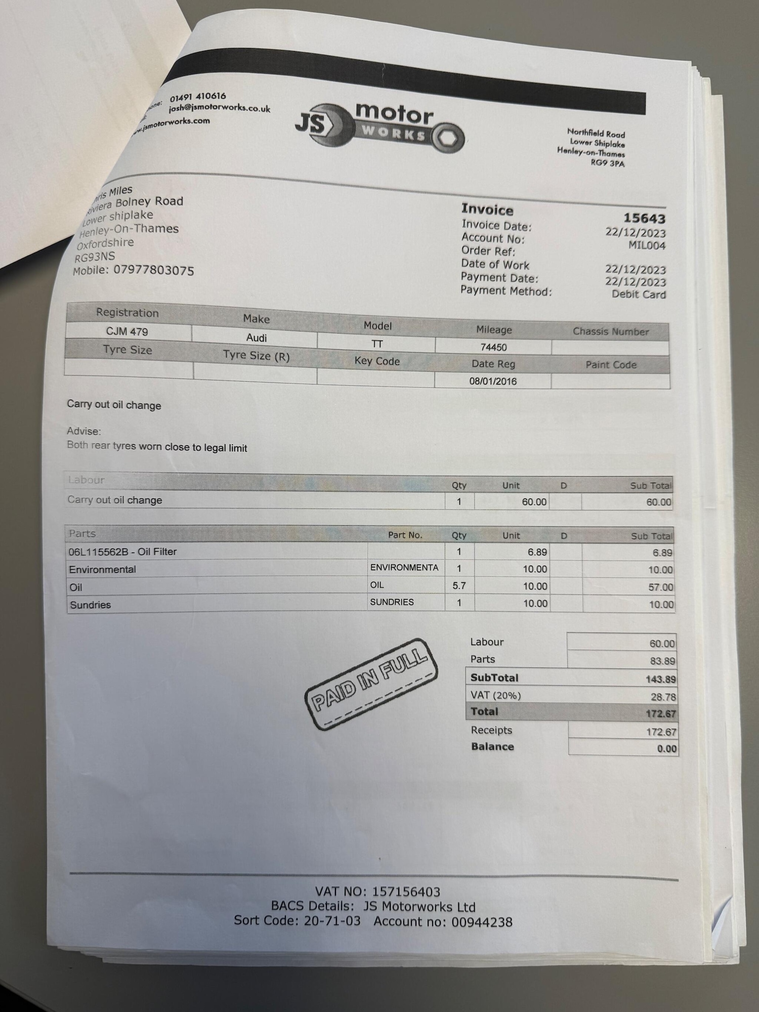 Used Audi TTS 2016 for sale - 76633913: Photo 62