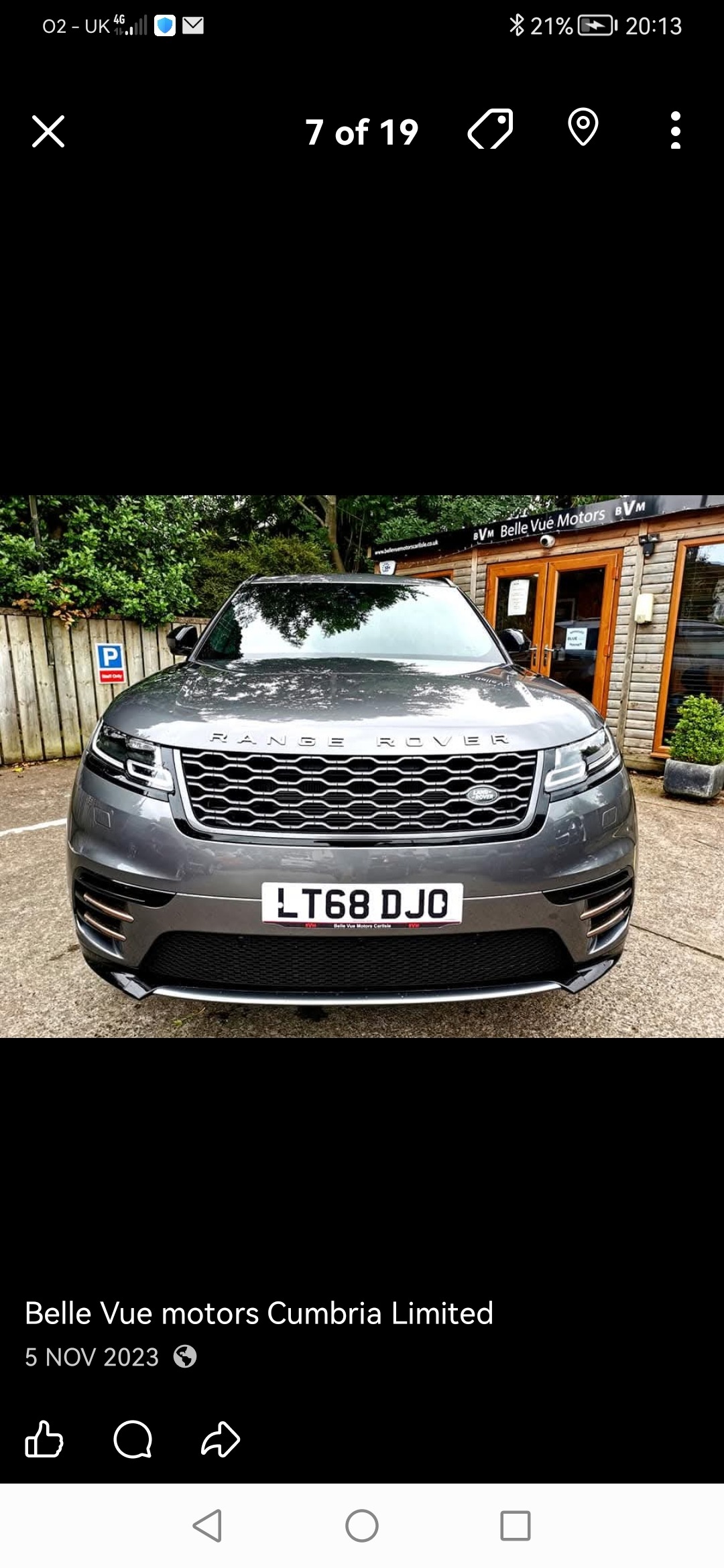 Used Land Rover Range Rover Velar 2018 for sale - 78163572: Photo 3