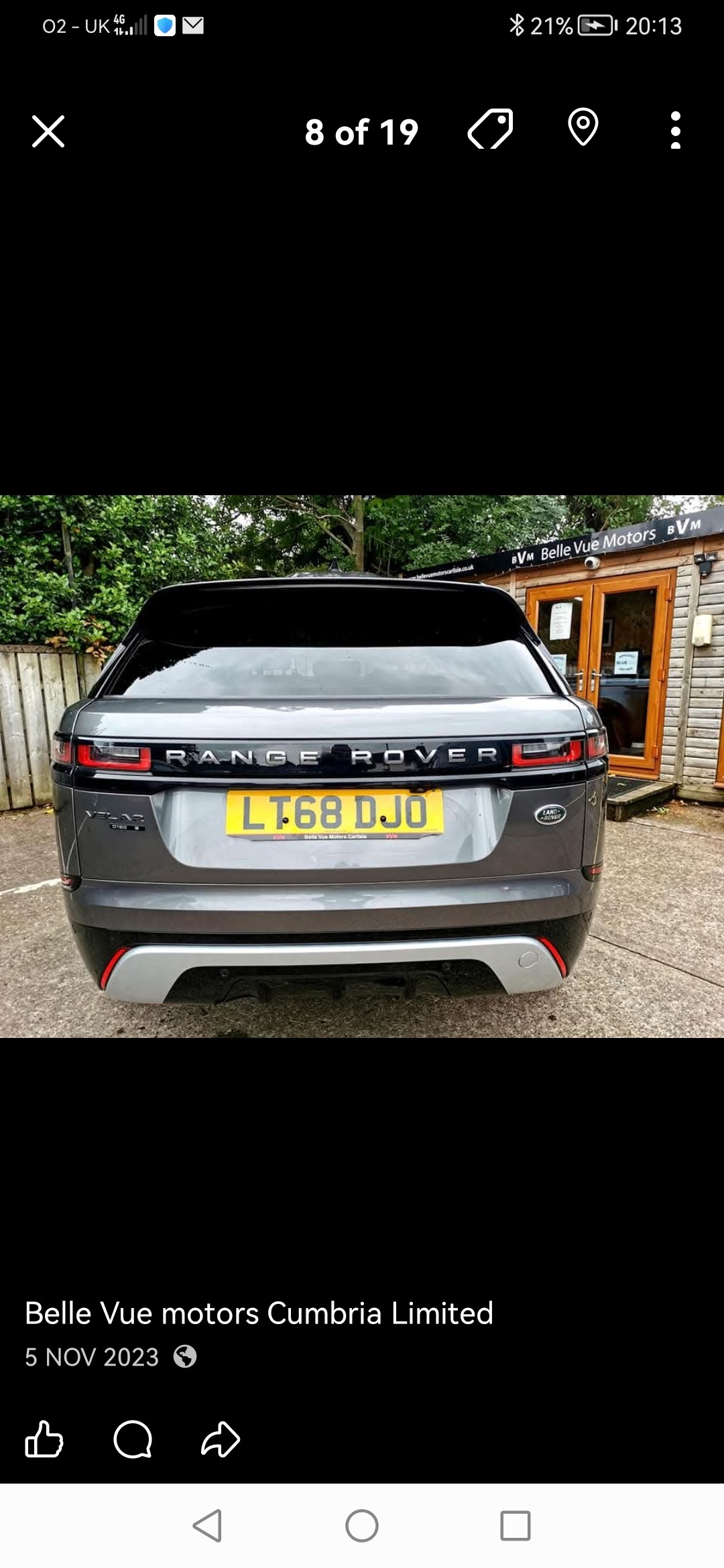 Used Land Rover Range Rover Velar 2018 for sale - 78163572: Photo 4