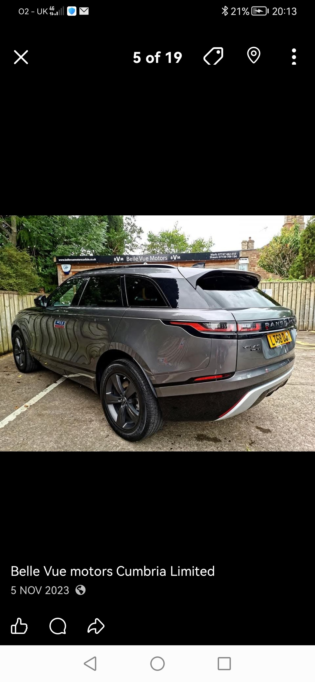 Used Land Rover Range Rover Velar 2018 for sale - 78163572: Photo 7