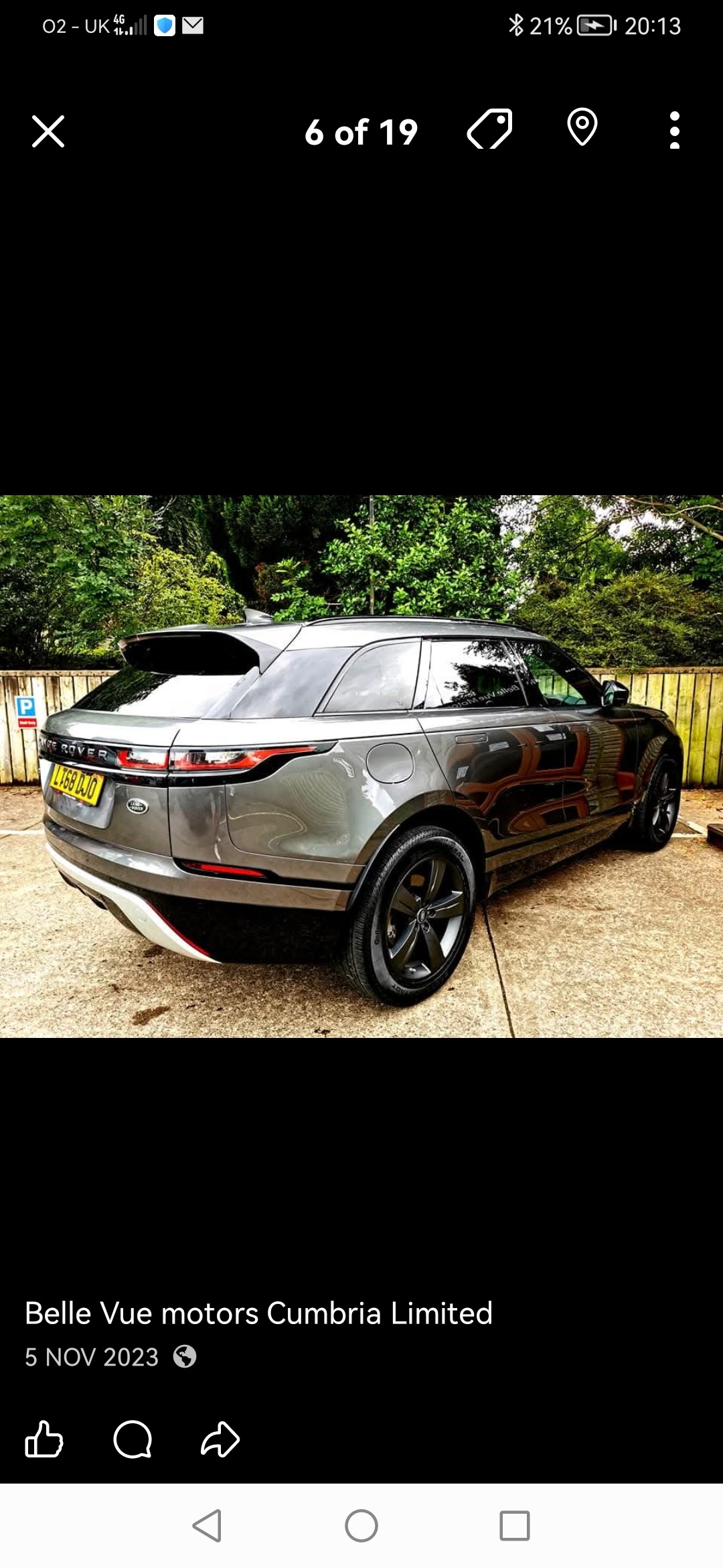 Used Land Rover Range Rover Velar 2018 for sale - 78163572: Photo 8