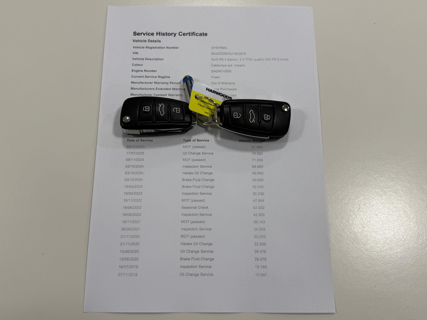 Used Audi RS3 2017 for sale - 76802085: Photo 10