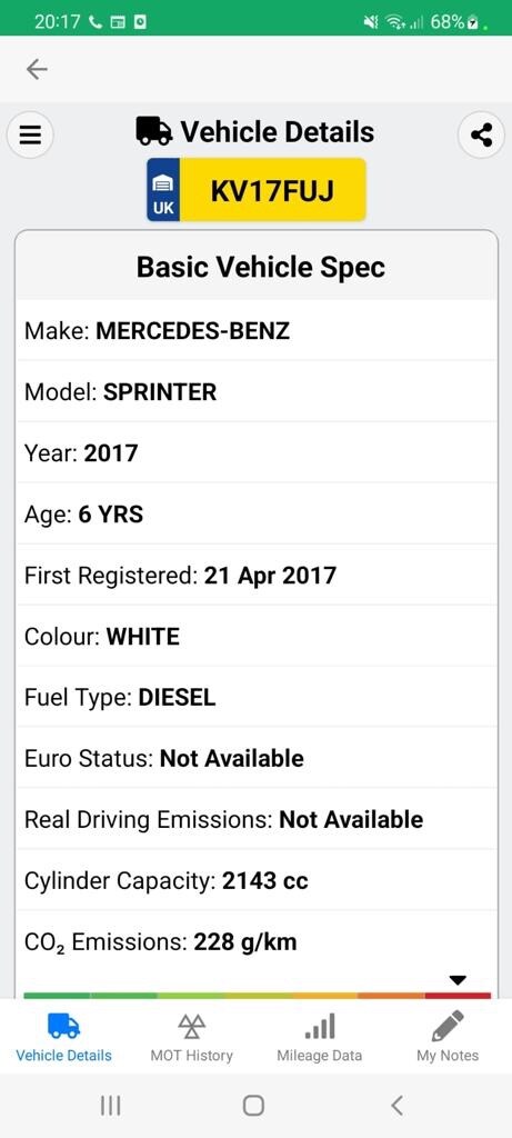 Used Mercedes-Benz Sprinter 2017 for sale - 69814184: Photo 10