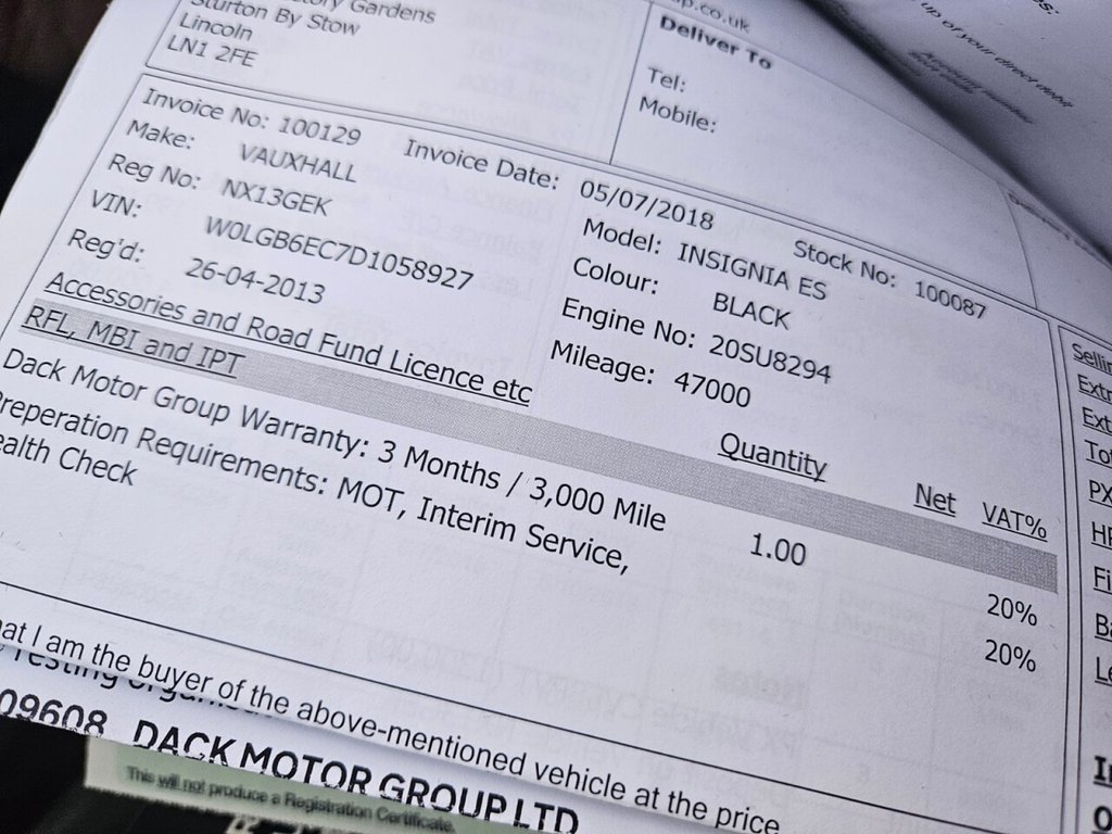 Used Vauxhall Insignia 2013 for sale - 76883212: Photo 20