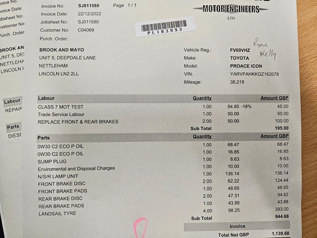 Used Toyota ProAce 2020 for sale - 76900510: Photo 31