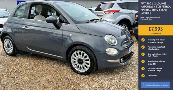 Used Fiat 500 2018 for sale - 76039145: Photo 15