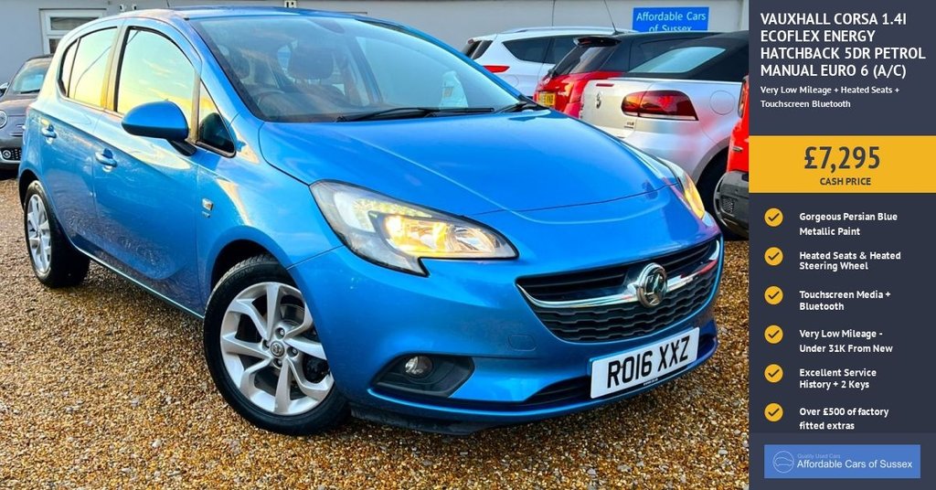Used Vauxhall Corsa 2016 for sale - 76617773: Photo 2