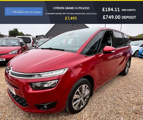 Used Citroen C4 Grand Picasso 2016 for sale - 75559473: Photo 3