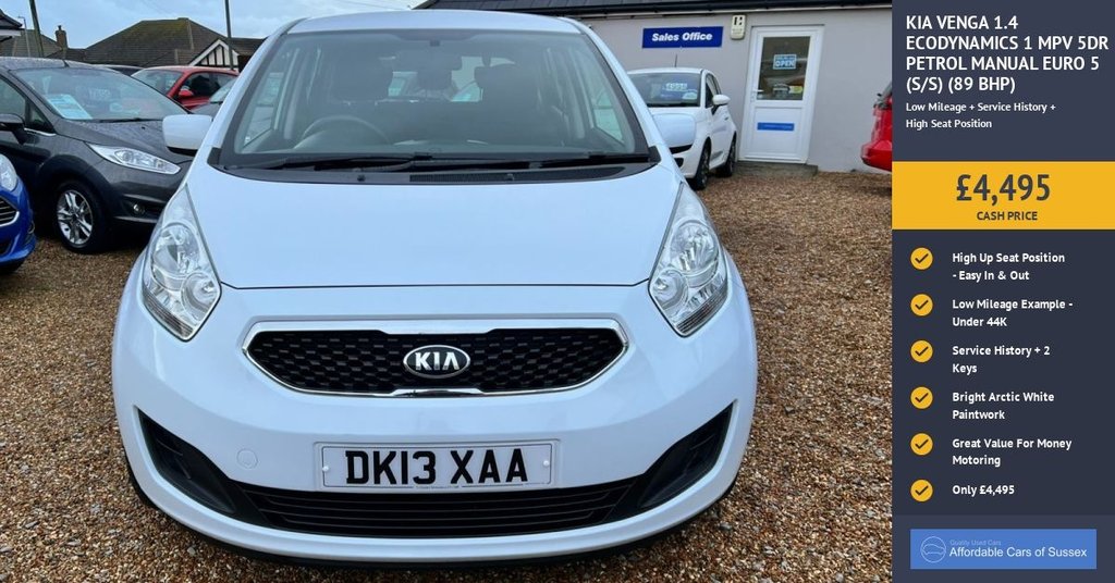 Used Kia Venga 2013 for sale - 77288392: Photo 6