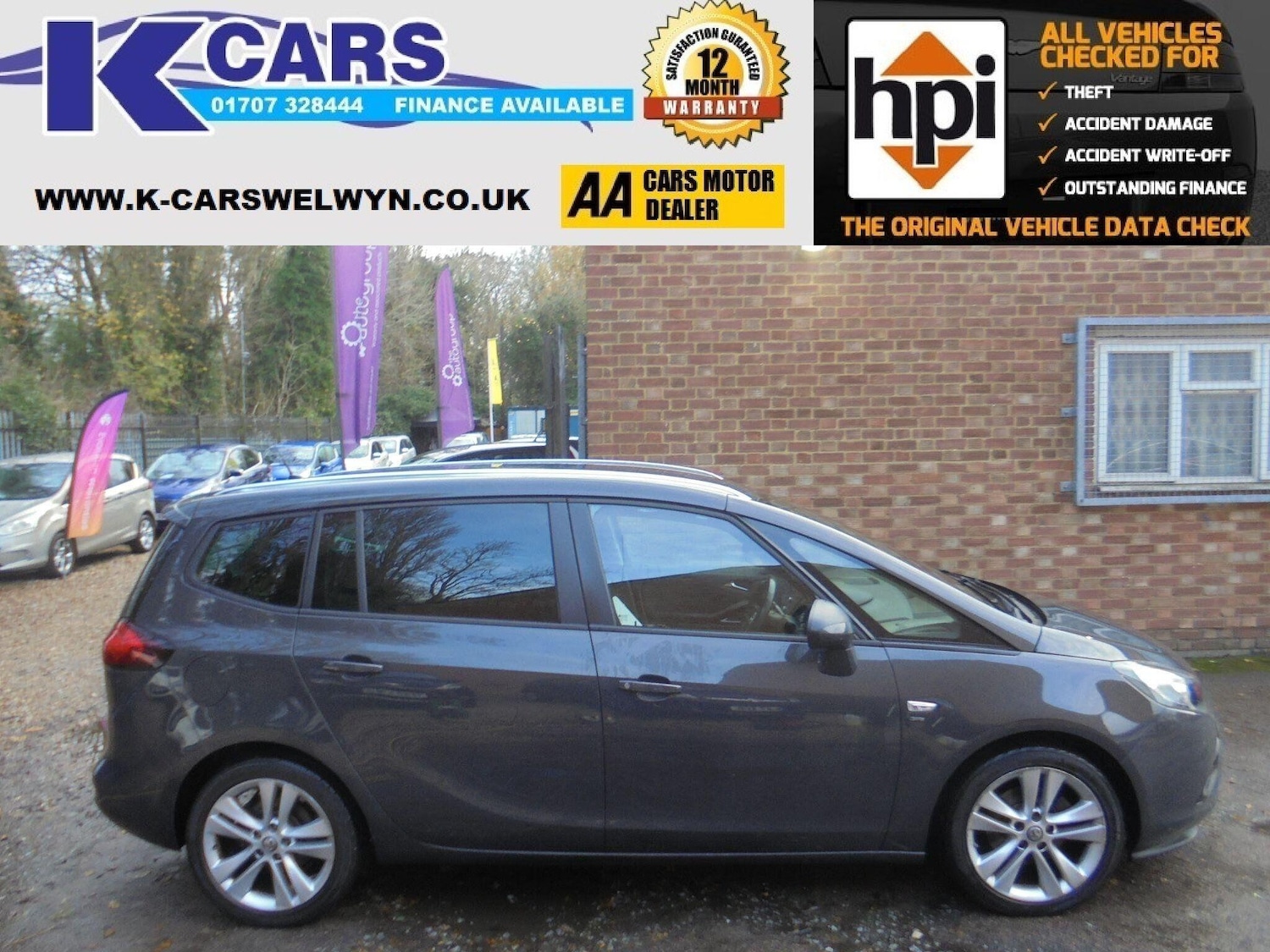 Used Vauxhall Zafira Tourer 2016 for sale - 76802205: Photo 1