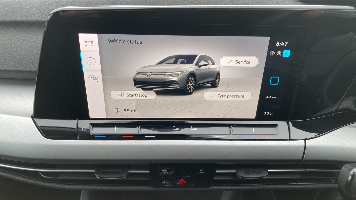 2020 Volkswagen Golf 1.5 eTSI 150 Life 5dr DSG Petrol Hatchback Hatchback Petrol - Picture 16 of 24