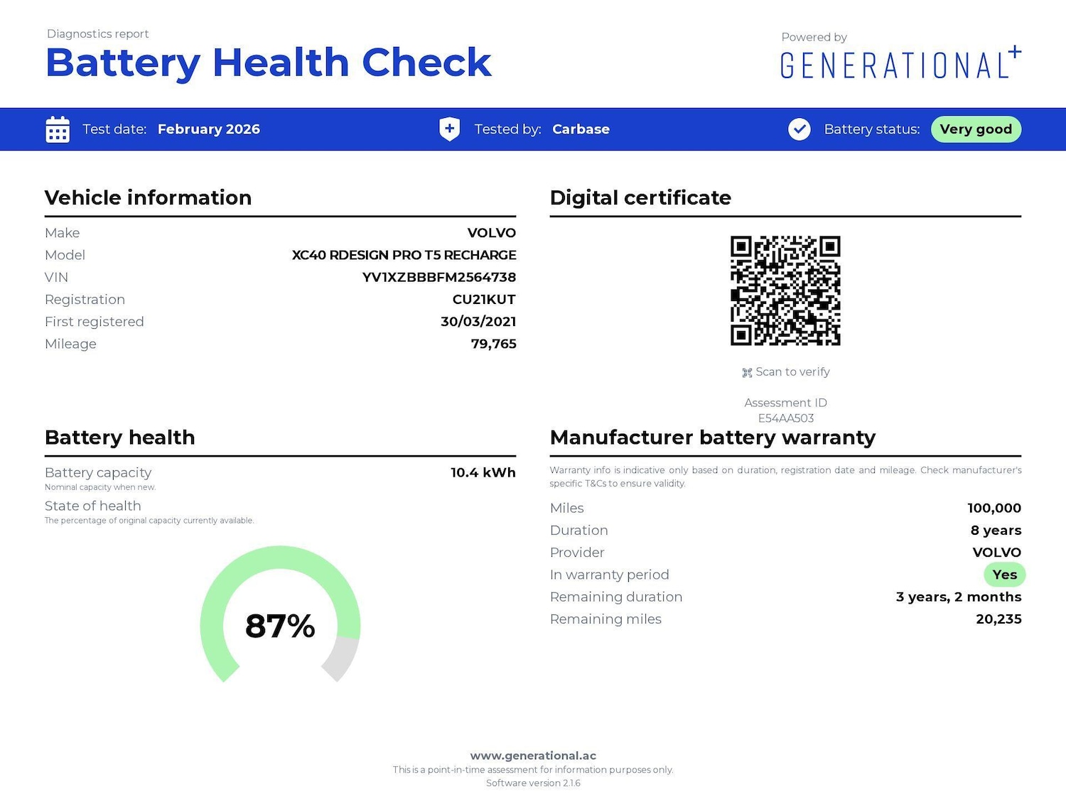 Used Volvo XC40 2021 for sale - 77601626: Photo 4