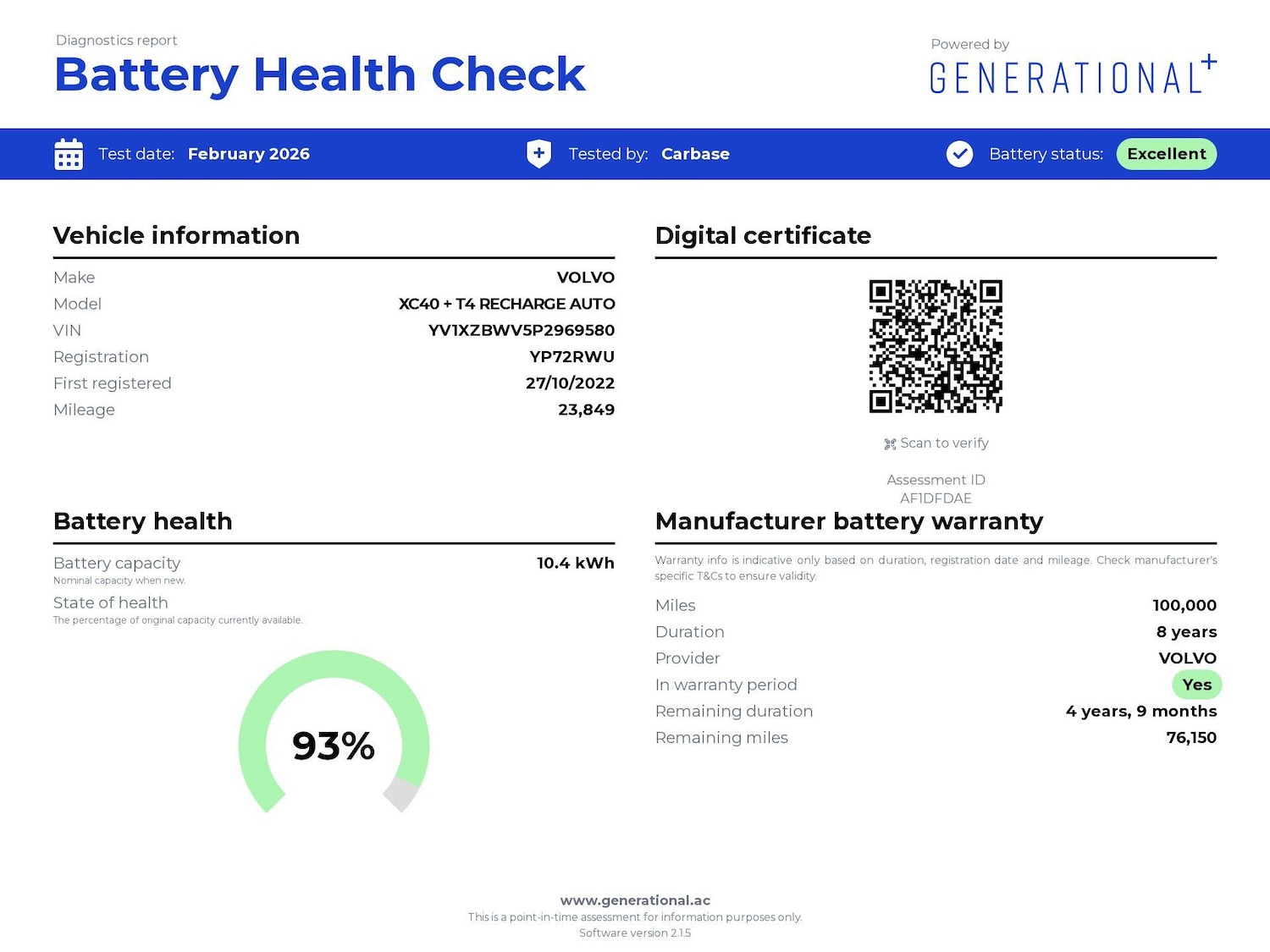 Used Volvo XC40 2022 for sale - 77571093: Photo 4