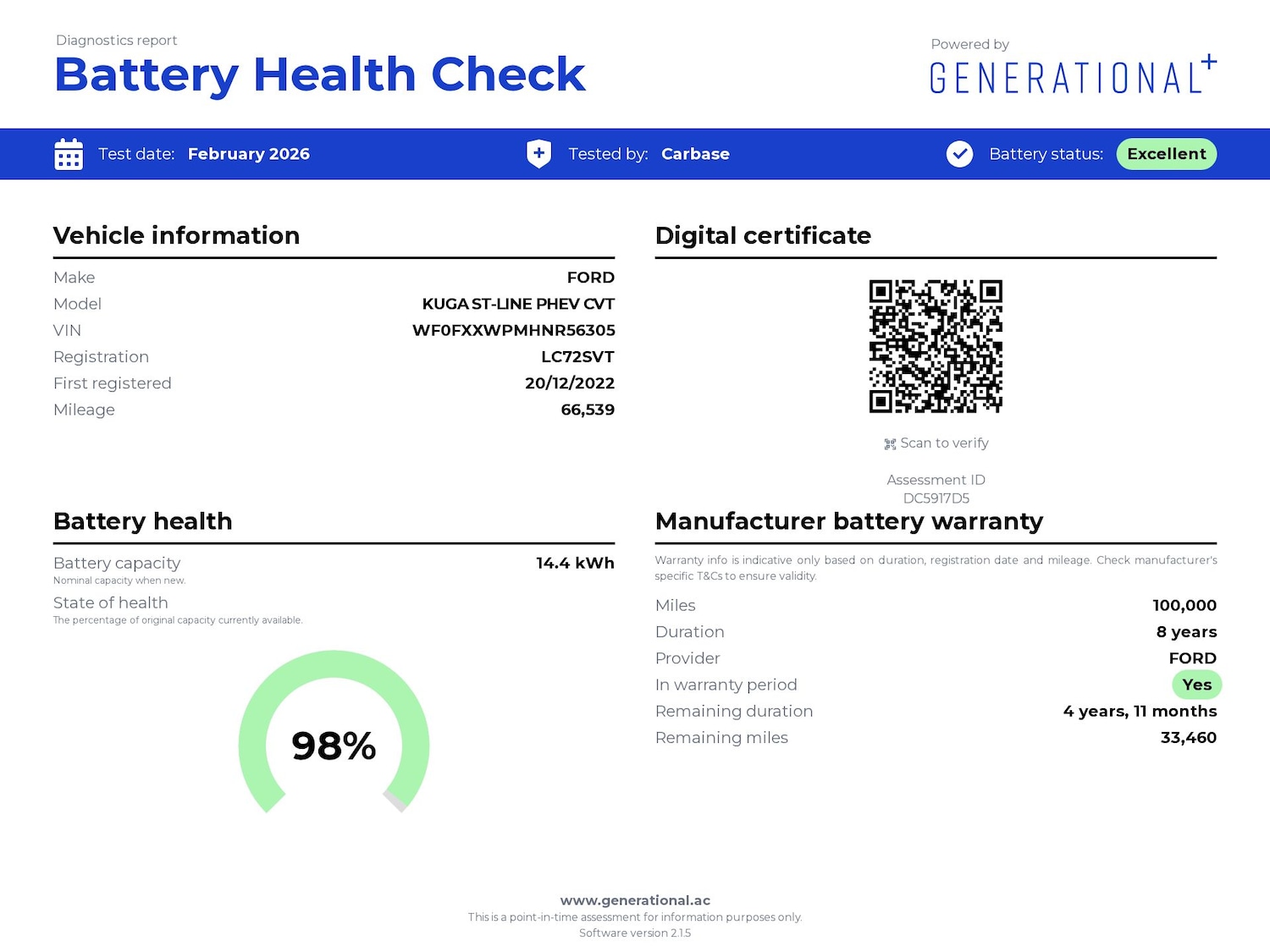 Used Ford Kuga 2022 for sale - 77535340: Photo 4
