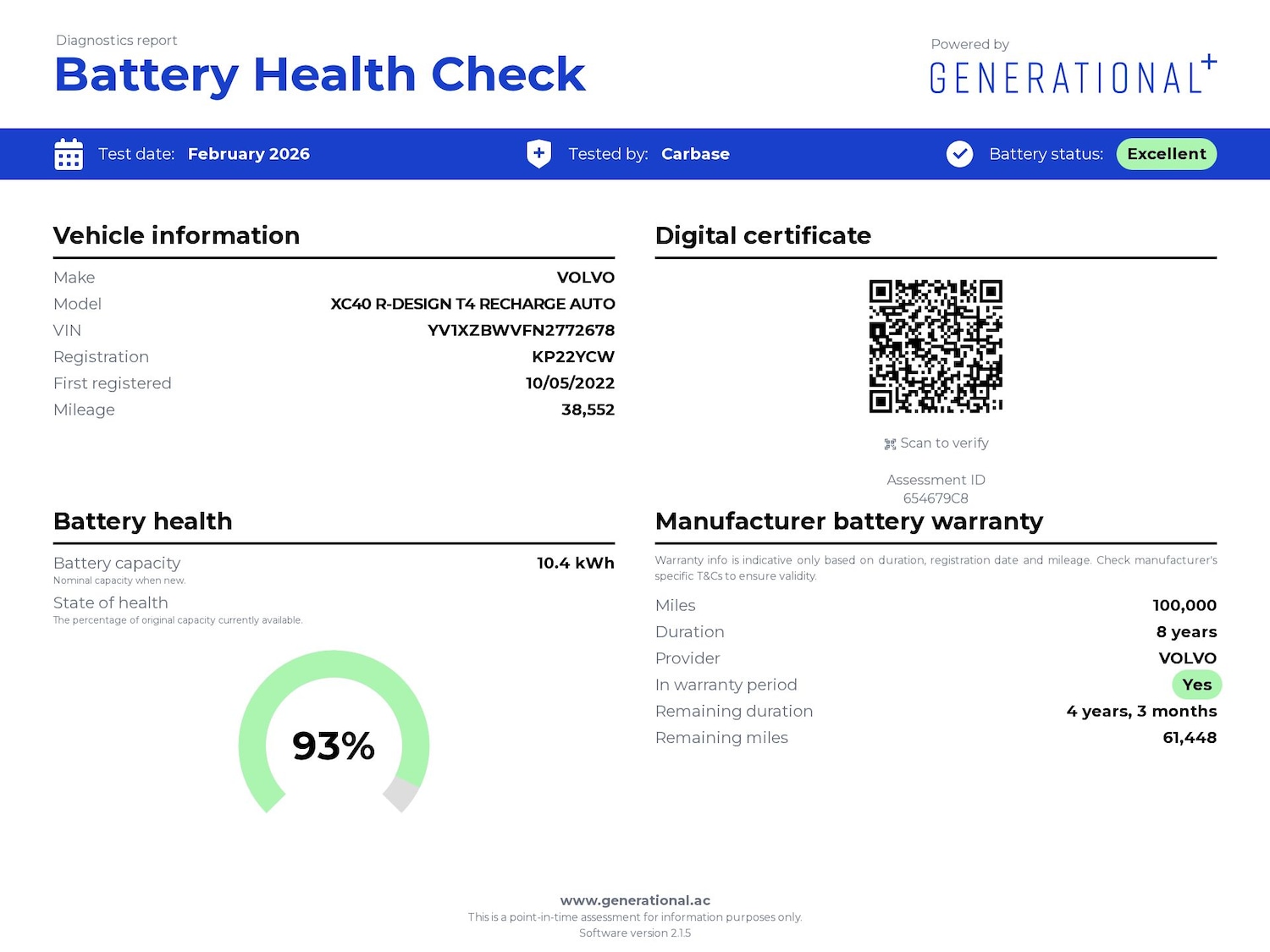 Used Volvo XC40 2022 for sale - 77642127: Photo 4