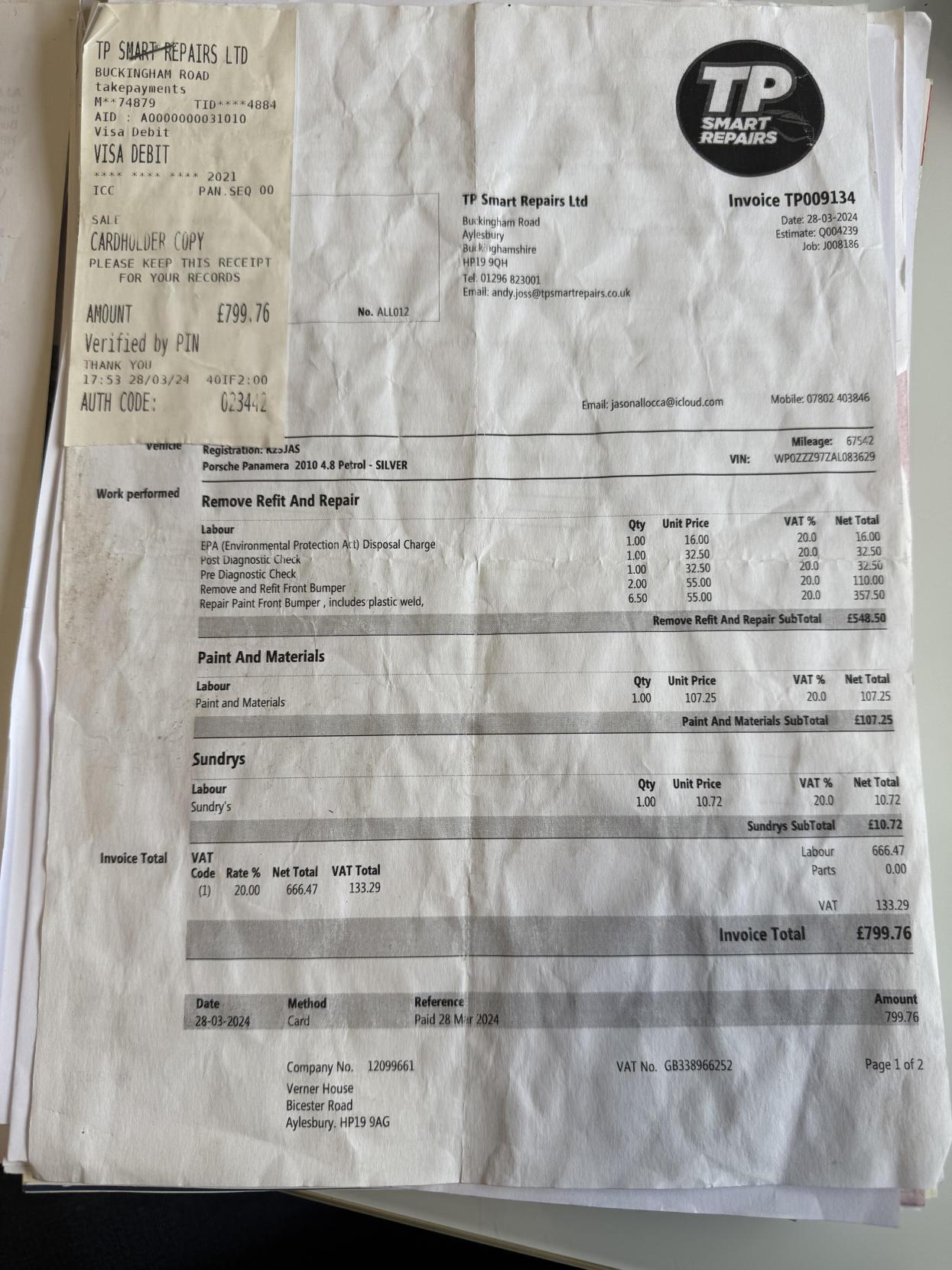 Used Porsche Panamera 2010 for sale - 76162166: Photo 36