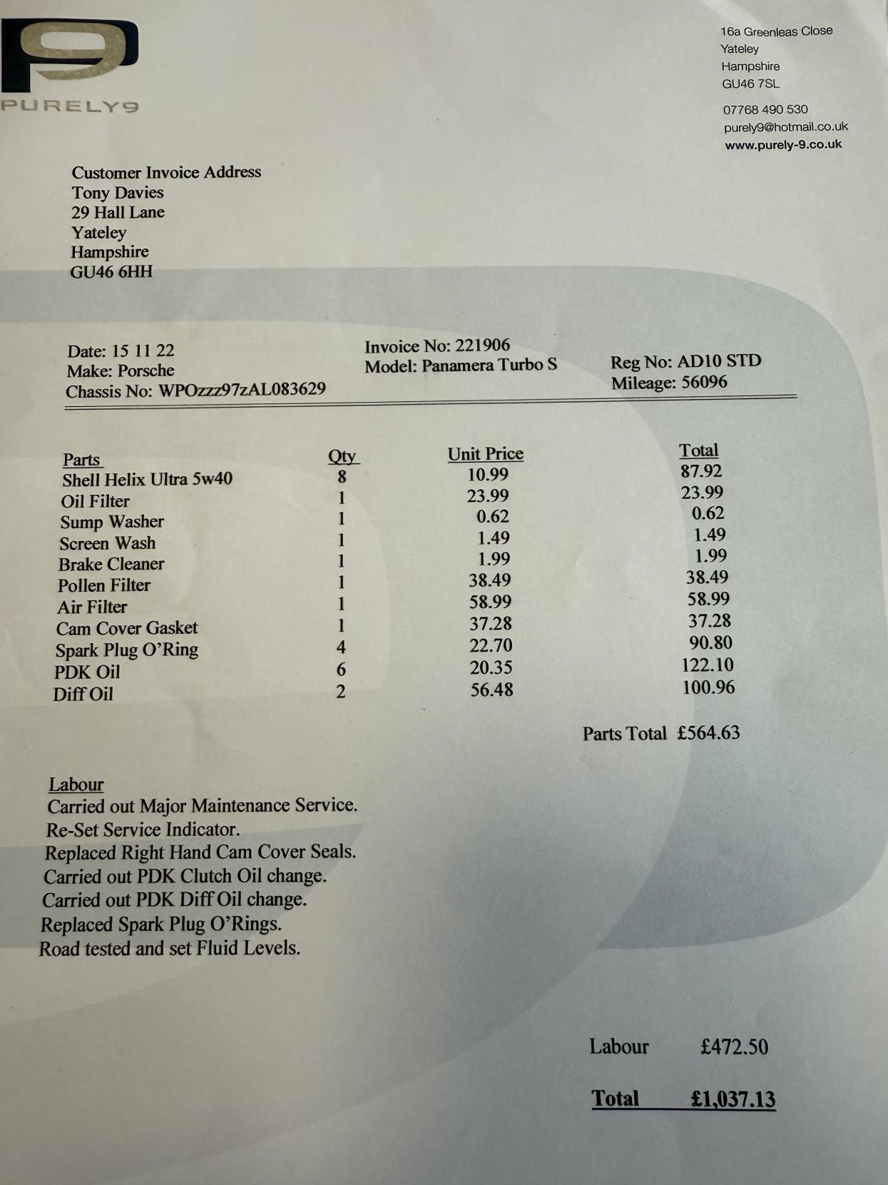 Used Porsche Panamera 2010 for sale - 76162166: Photo 46