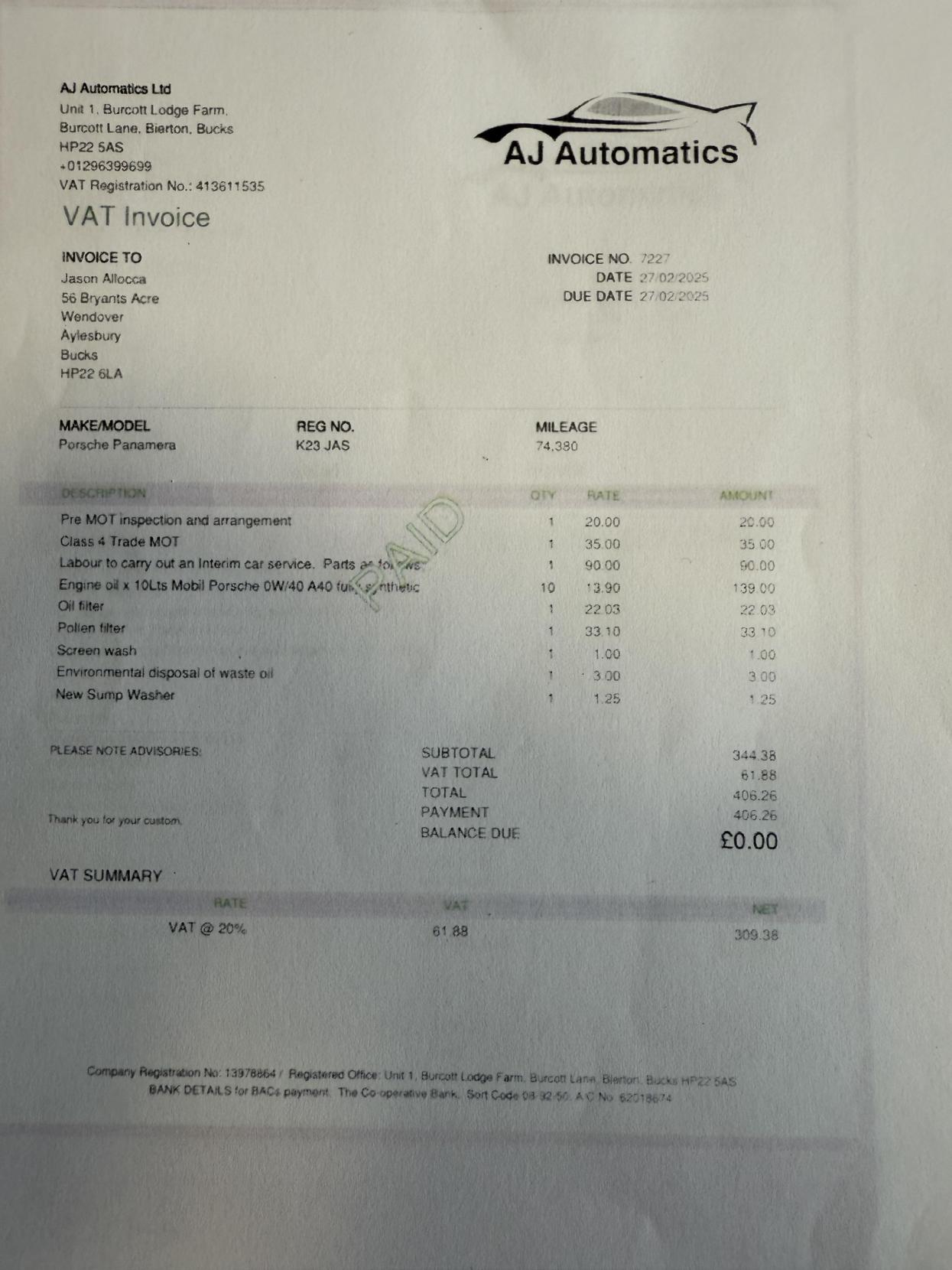 Used Porsche Panamera 2010 for sale - 76162166: Photo 50