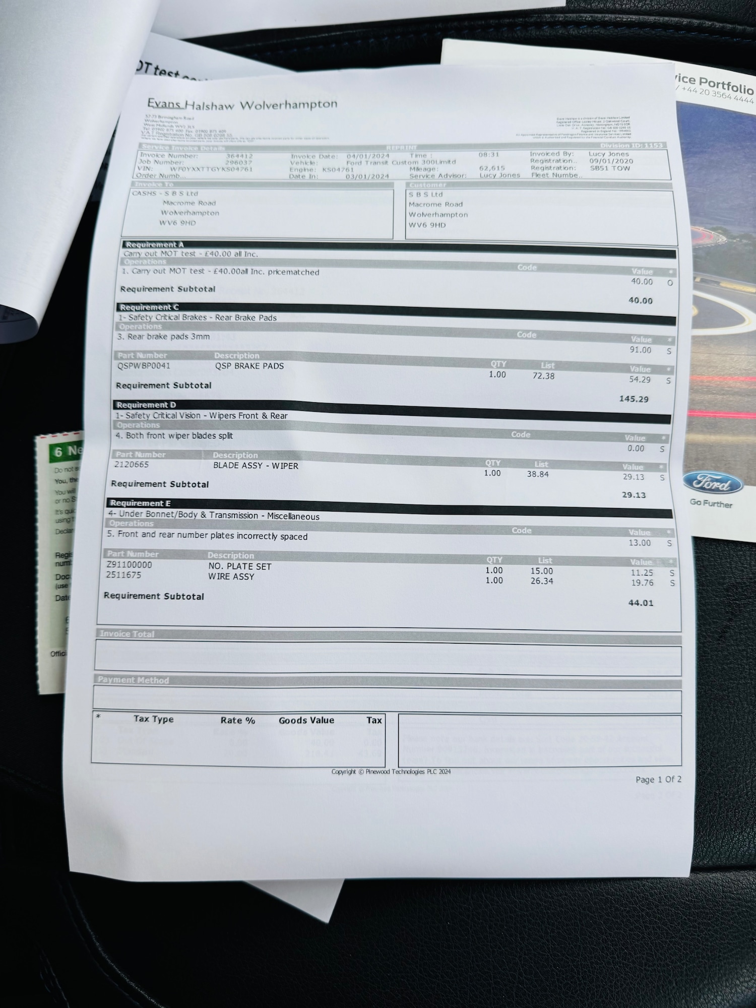 Used Ford Transit Custom 2020 for sale - 76920055: Photo 27